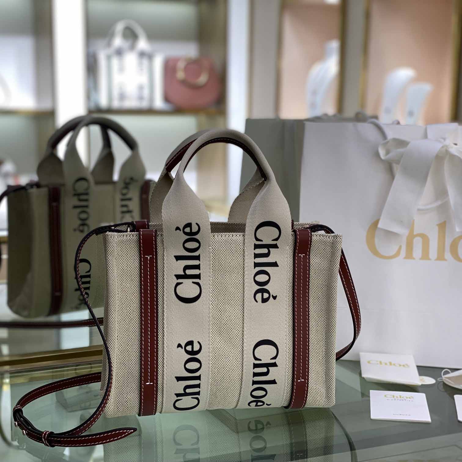 Chloe Small Woody Tote Bag - everydesigner