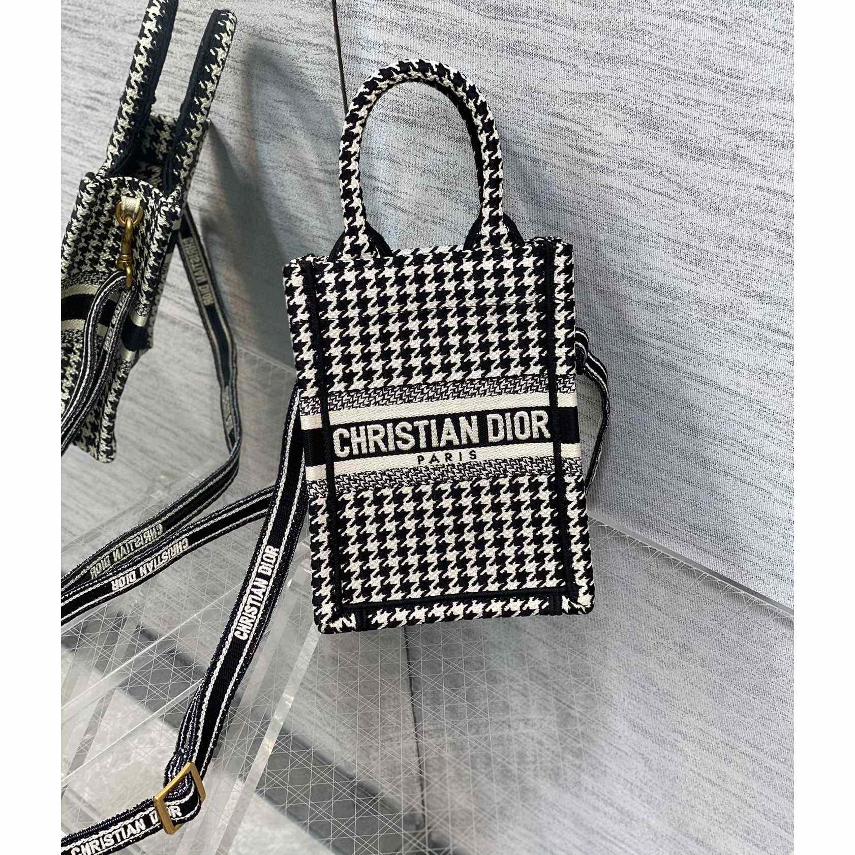 Dior Mini Dior Book Tote Phone Bag - everydesigner