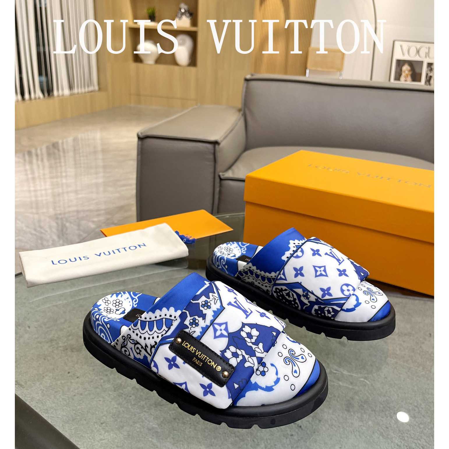 Louis Vuitton Slipper Pillow Flat Comfort Mule        1AAM52 - everydesigner