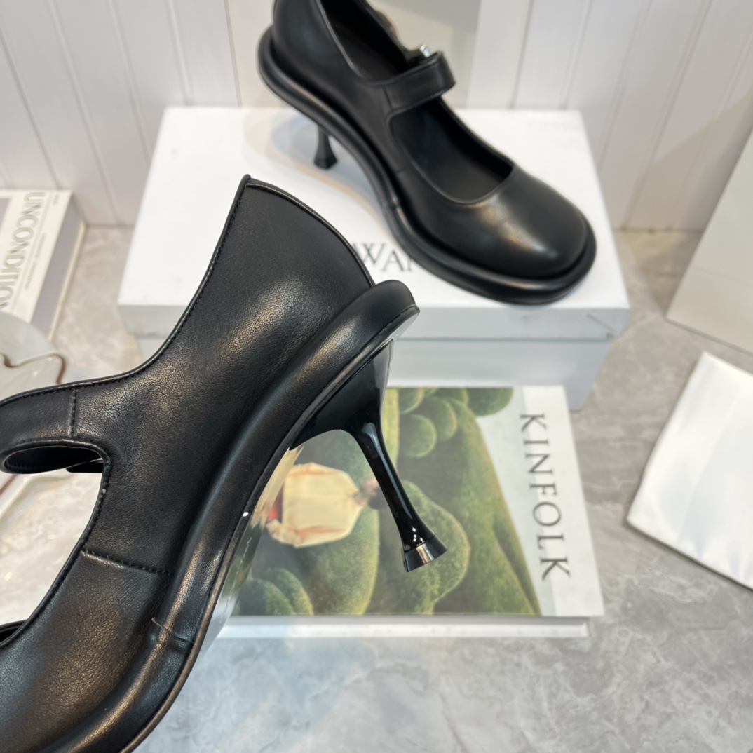 Jw Anderson Bumper-Tube Leather Maryjane Heels - everydesigner