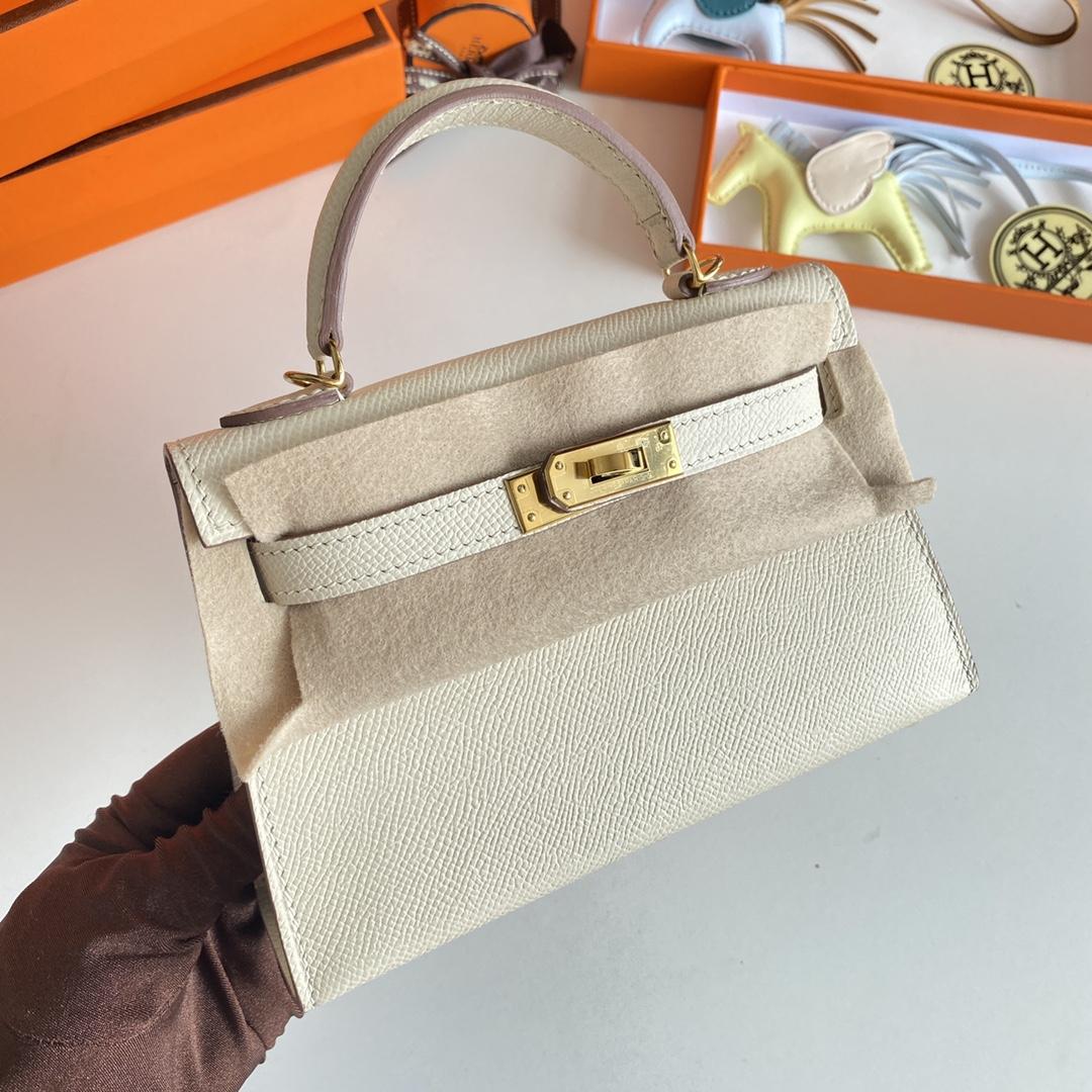 Hermes Kelly Mini Women Handbag(19-13-6cm ) - everydesigner