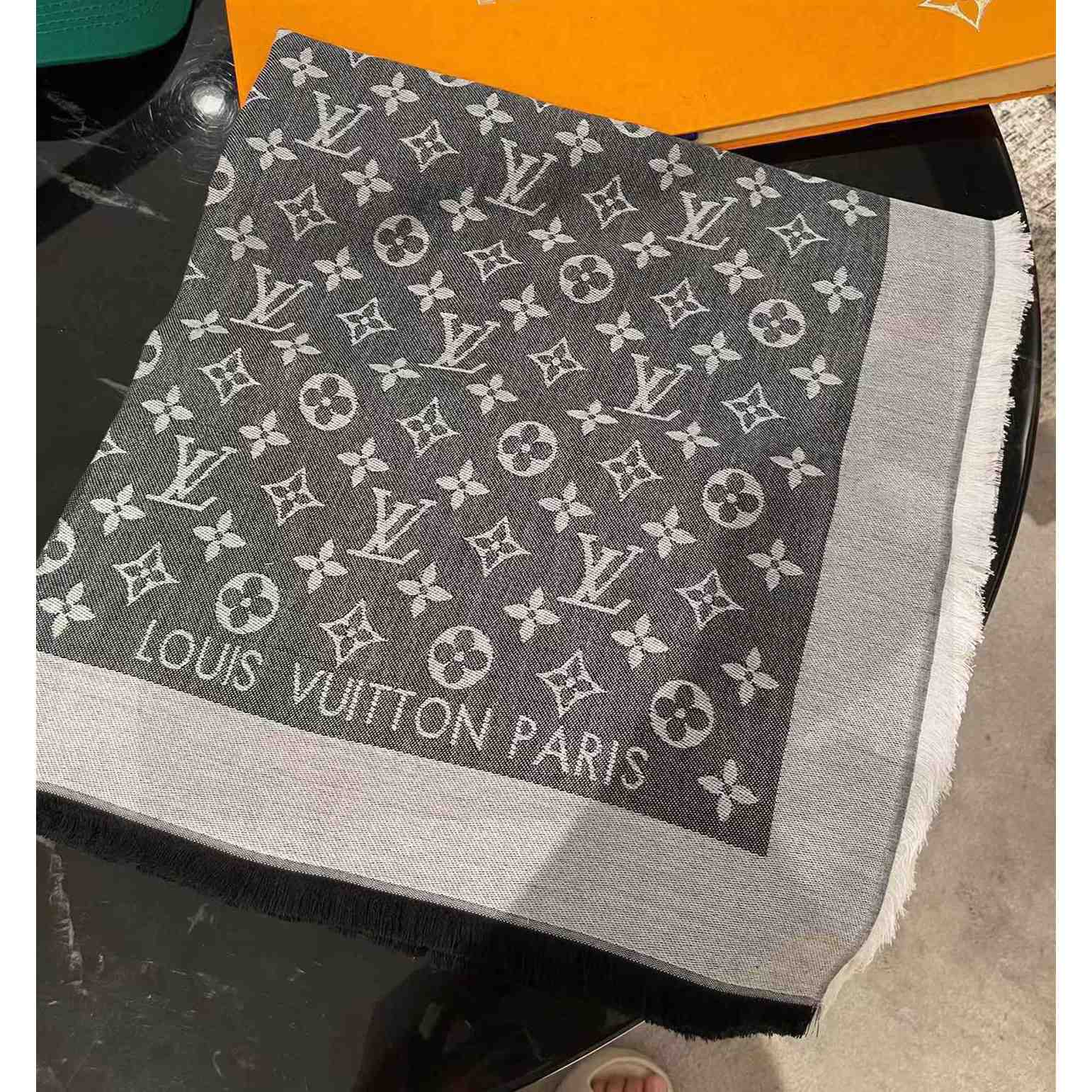 Louis Vuitton Monogram Denim Shawl - everydesigner