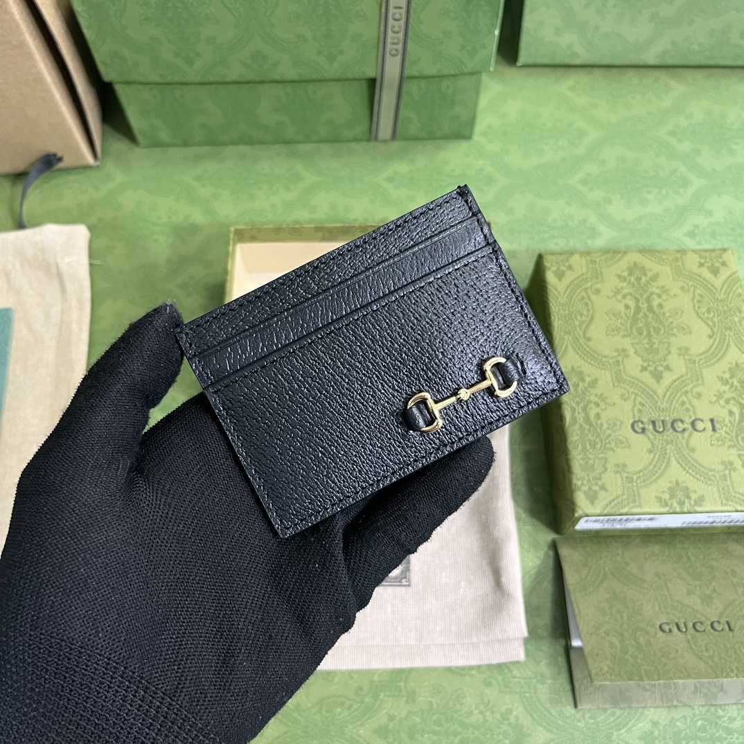 Gucci Card Case With Horsebit(10-7cm)    - everydesigner