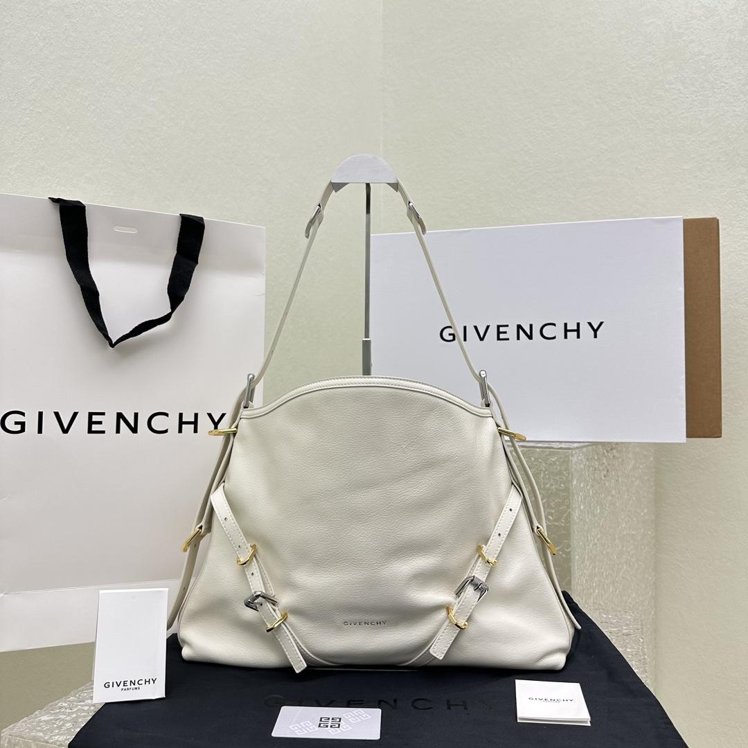 Givenchy Medium Voyou Bag In Leather(32-37-6.5cm) - everydesigner