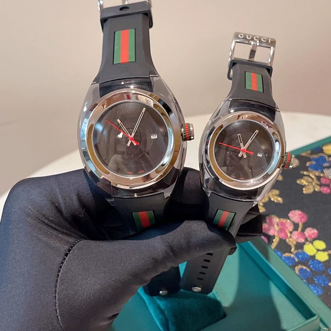 Gucci Style Silicon Round Party Style Quartz Watches - everydesigner