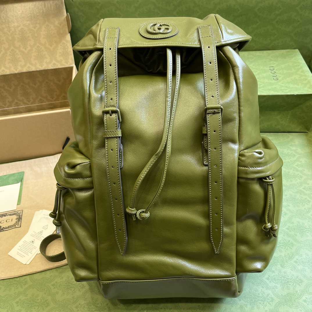 Gucci Backpack With Tonal Double G(38-44-15cm) - everydesigner