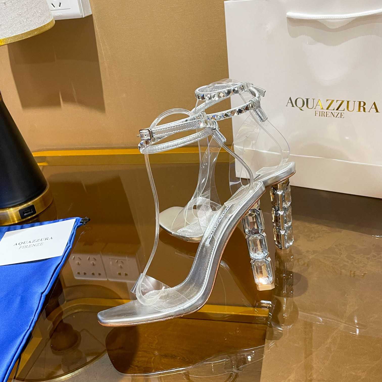 Aquazzura Aura Plexi Sandal 105 - everydesigner