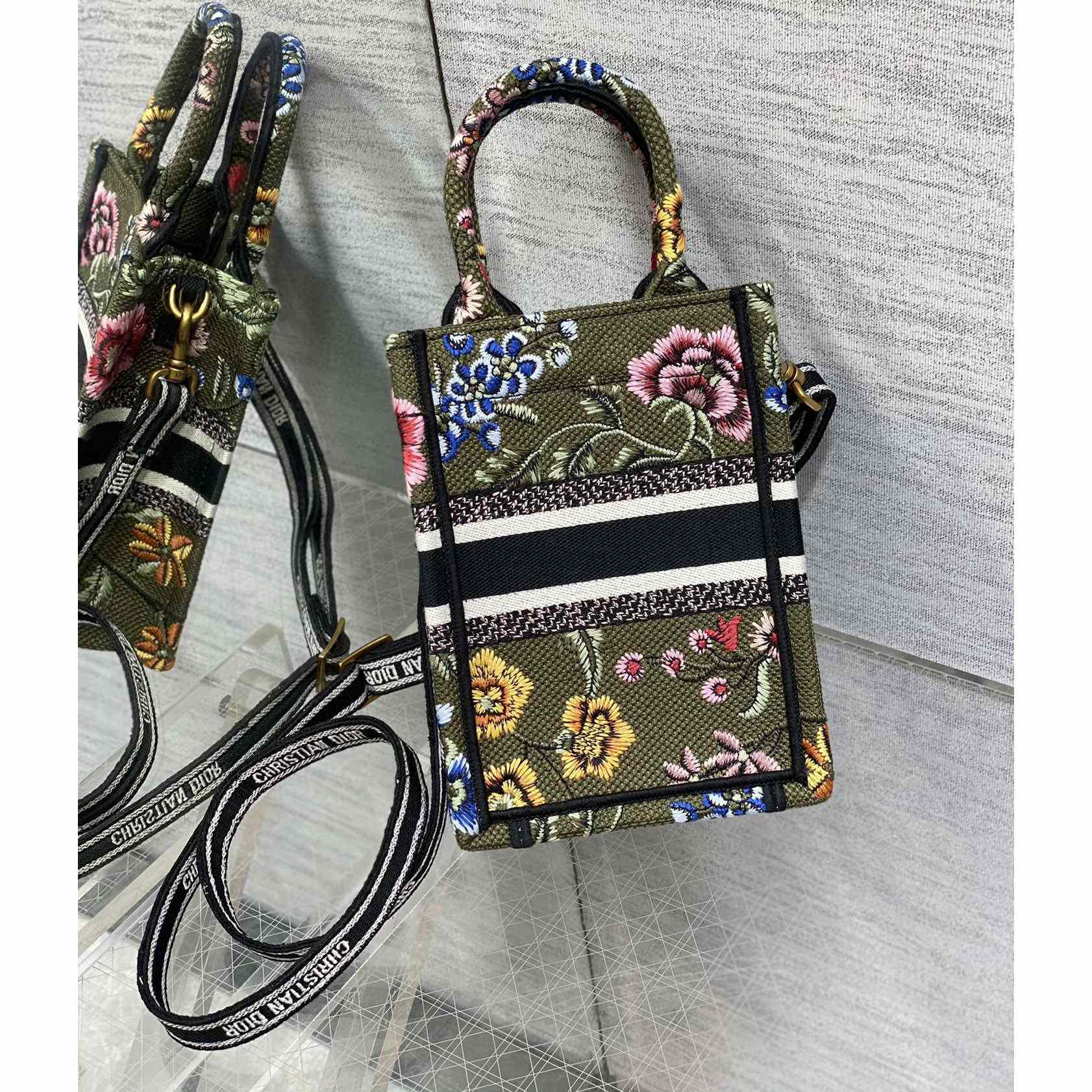 Dior Mini Dior Book Tote Phone Bag - everydesigner