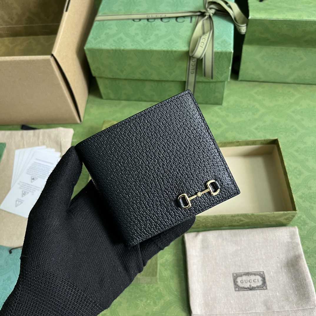 Gucci Bi-fold Wallet With Horsebit - everydesigner