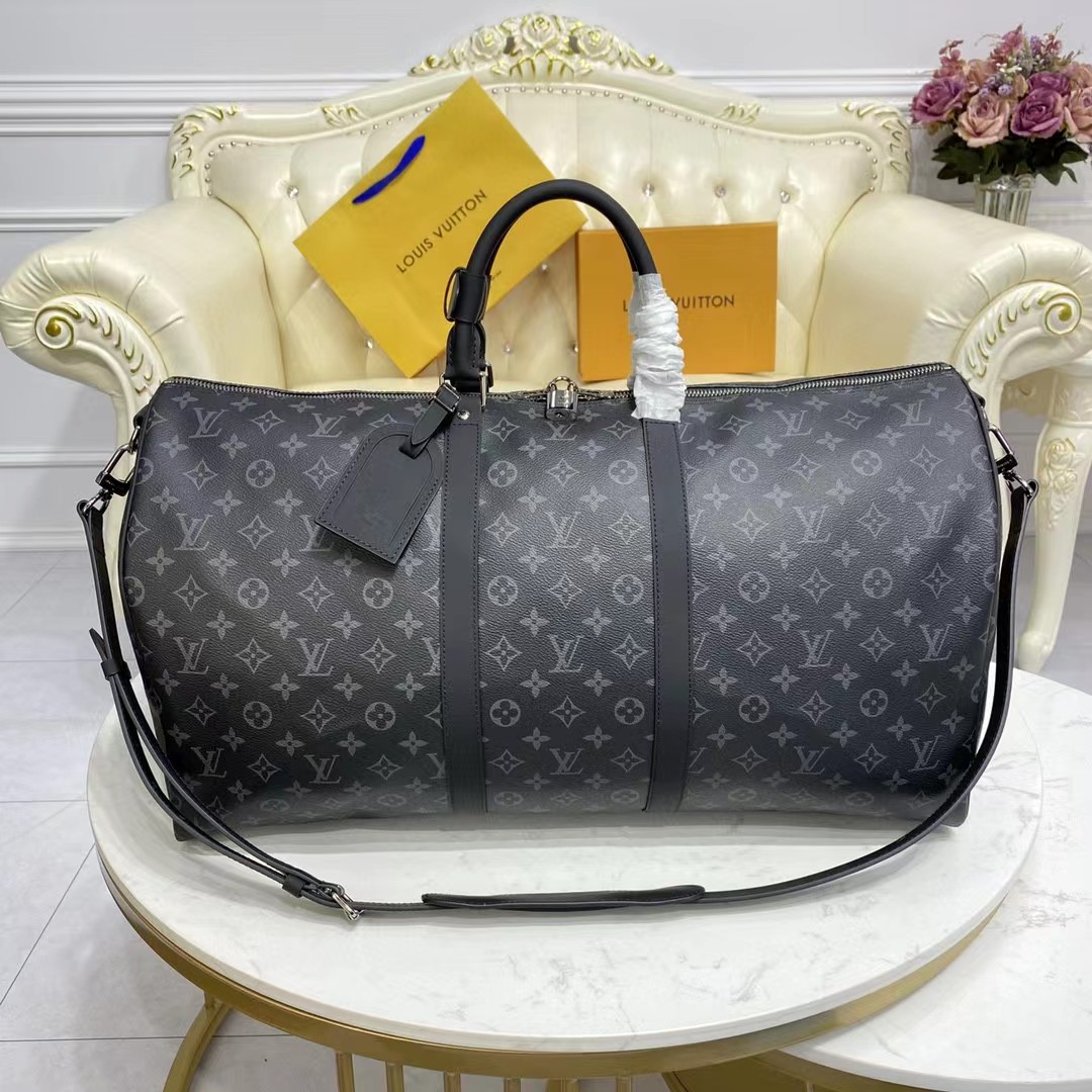 Louis Vuitton keepall 55 Monogram Eclipse(55-24-30CM) - everydesigner