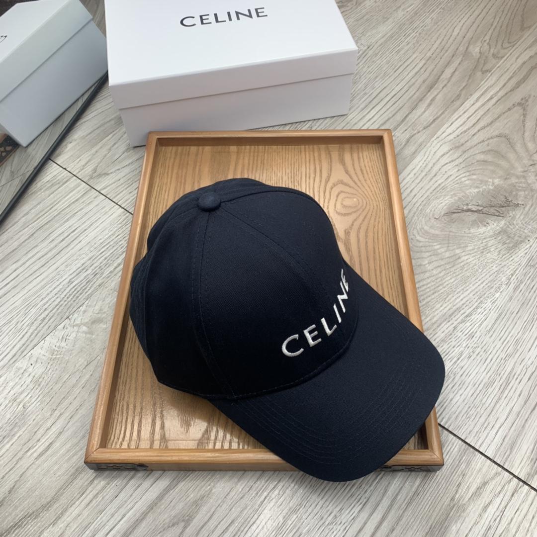 Celine Baseball Cap In Cotton - everydesigner