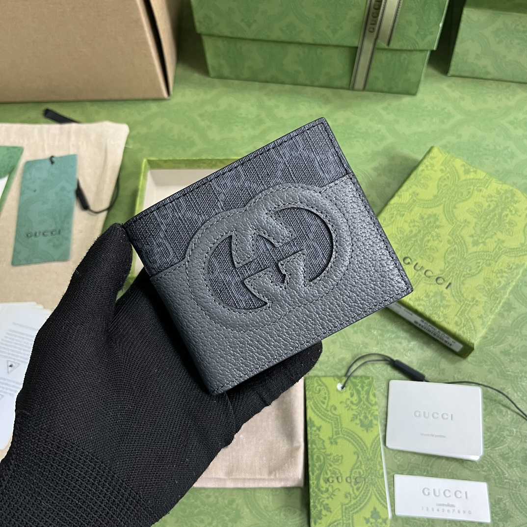 Gucci Wallet With Cut-out Interlocking G - everydesigner