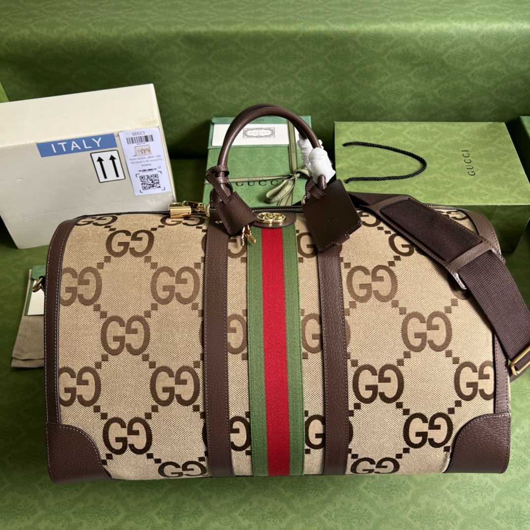 Gucci Jumbo GG Large Duffle Bag(52*30*29cm) - everydesigner