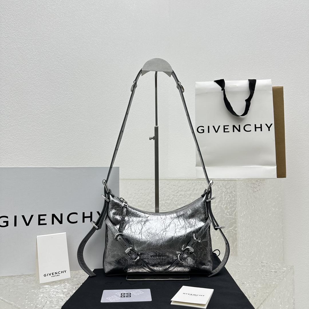 Givenchy Mini Voyou Bag In Laminated Leather (18X24x3.5cm) - everydesigner