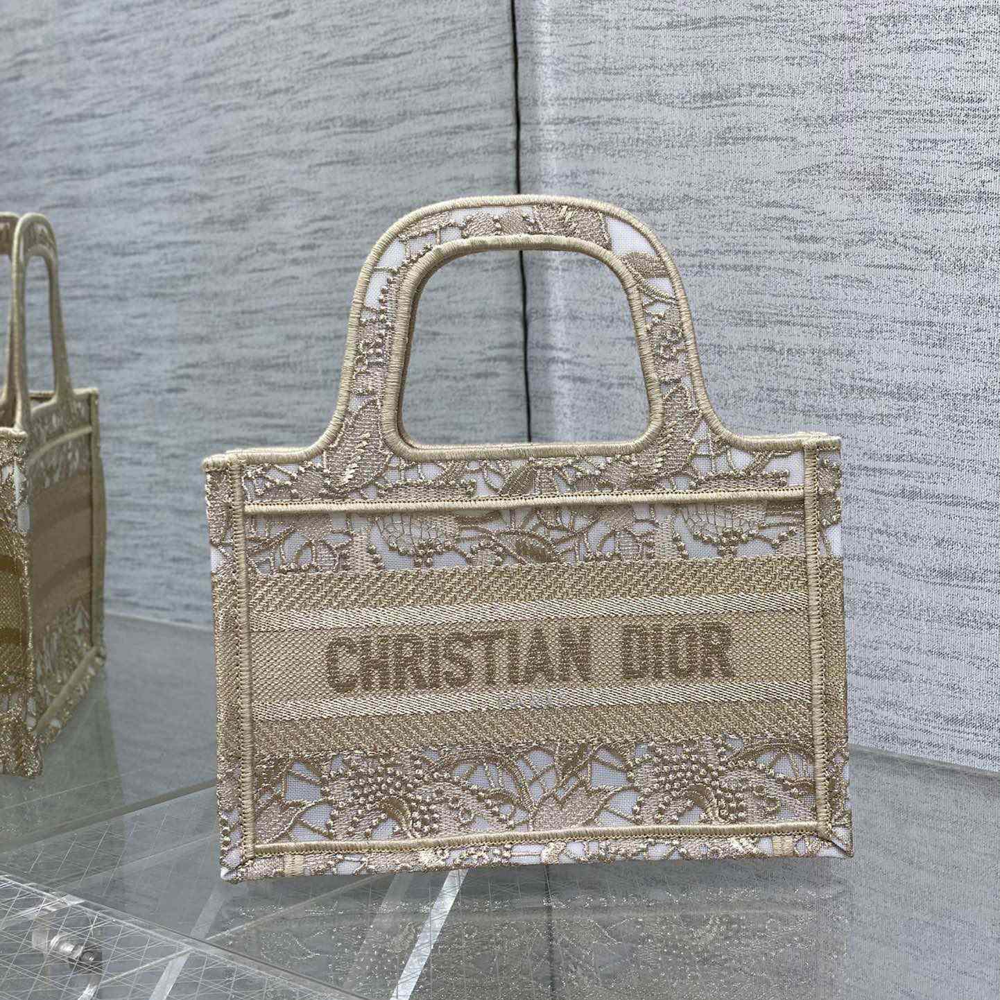 Dior Mini Dior Or Dior Book Tote - everydesigner