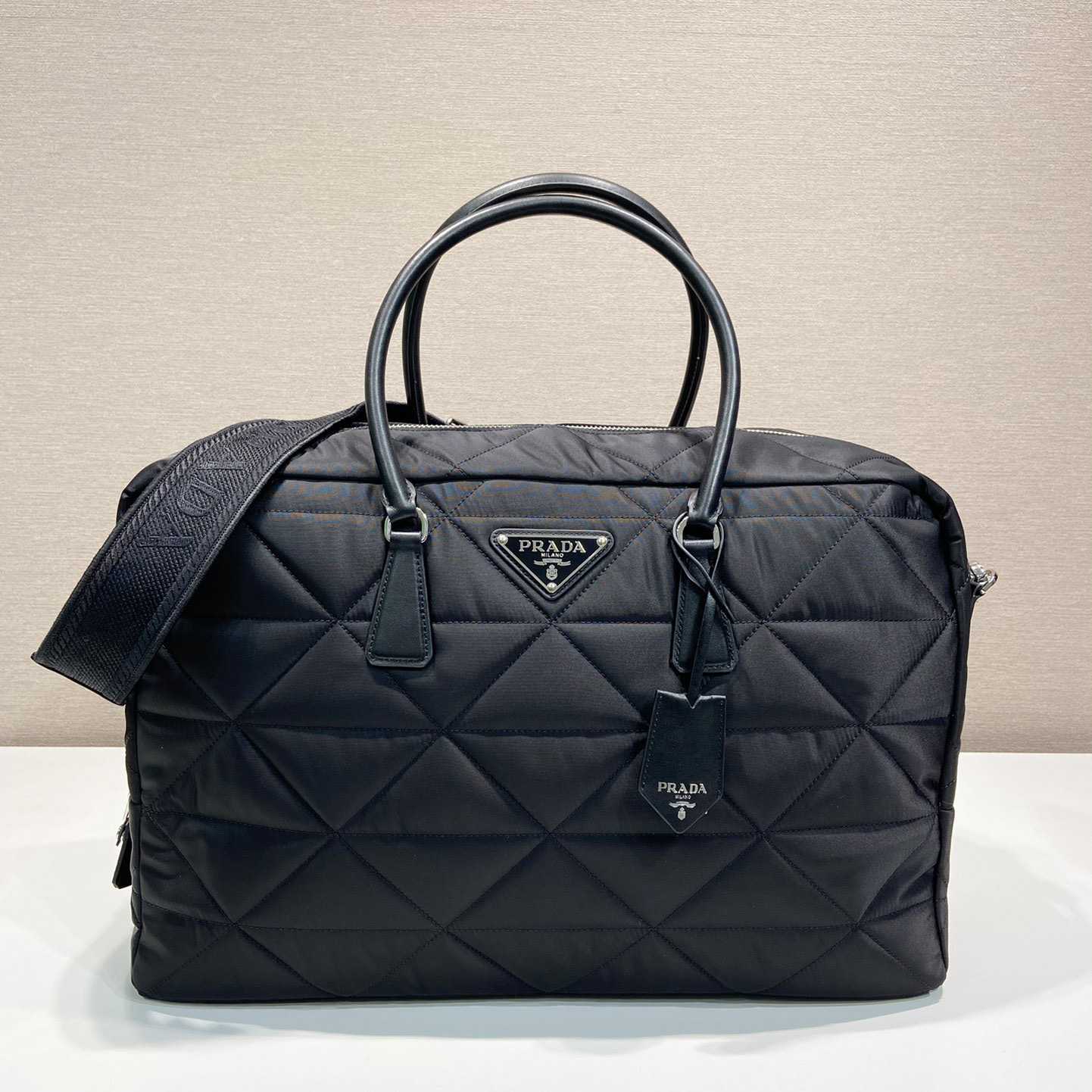 Prada Quilted Re-Nylon Travel Bag - everydesigner