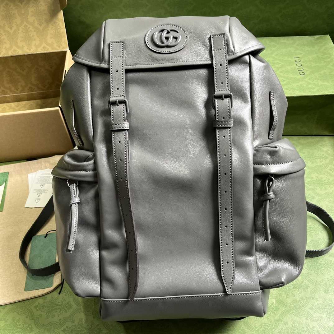 Gucci Backpack With Tonal Double G(38-44-15cm) - everydesigner