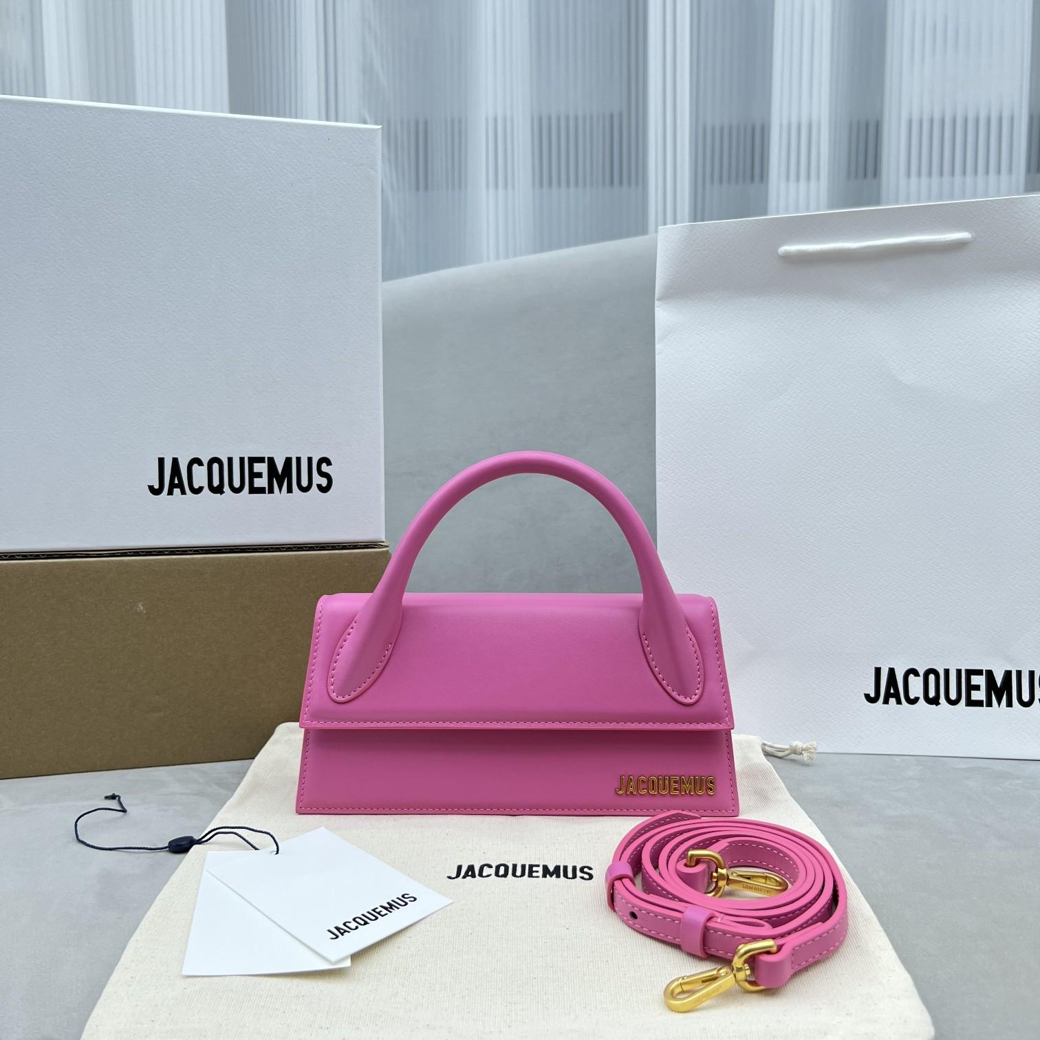 Jacquemus Le Chiquito Long Leather Handbag - everydesigner