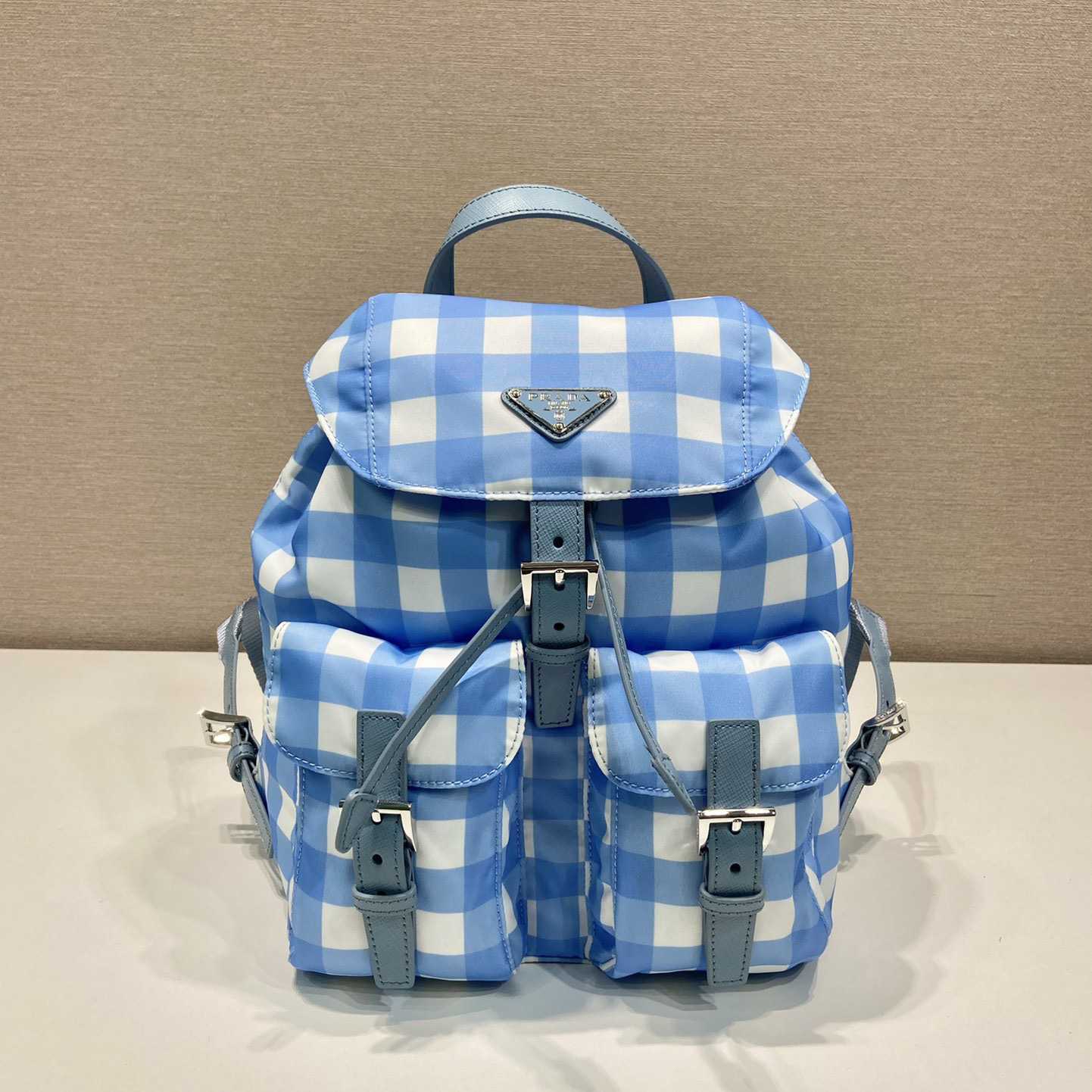 Prada Small Printed Re-Nylon Backpack - everydesigner