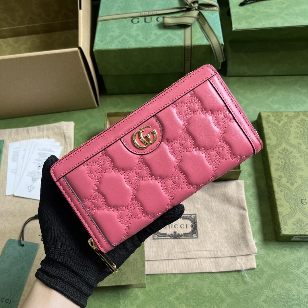 Gucci GG Matelasse Zip-around Wallet - everydesigner