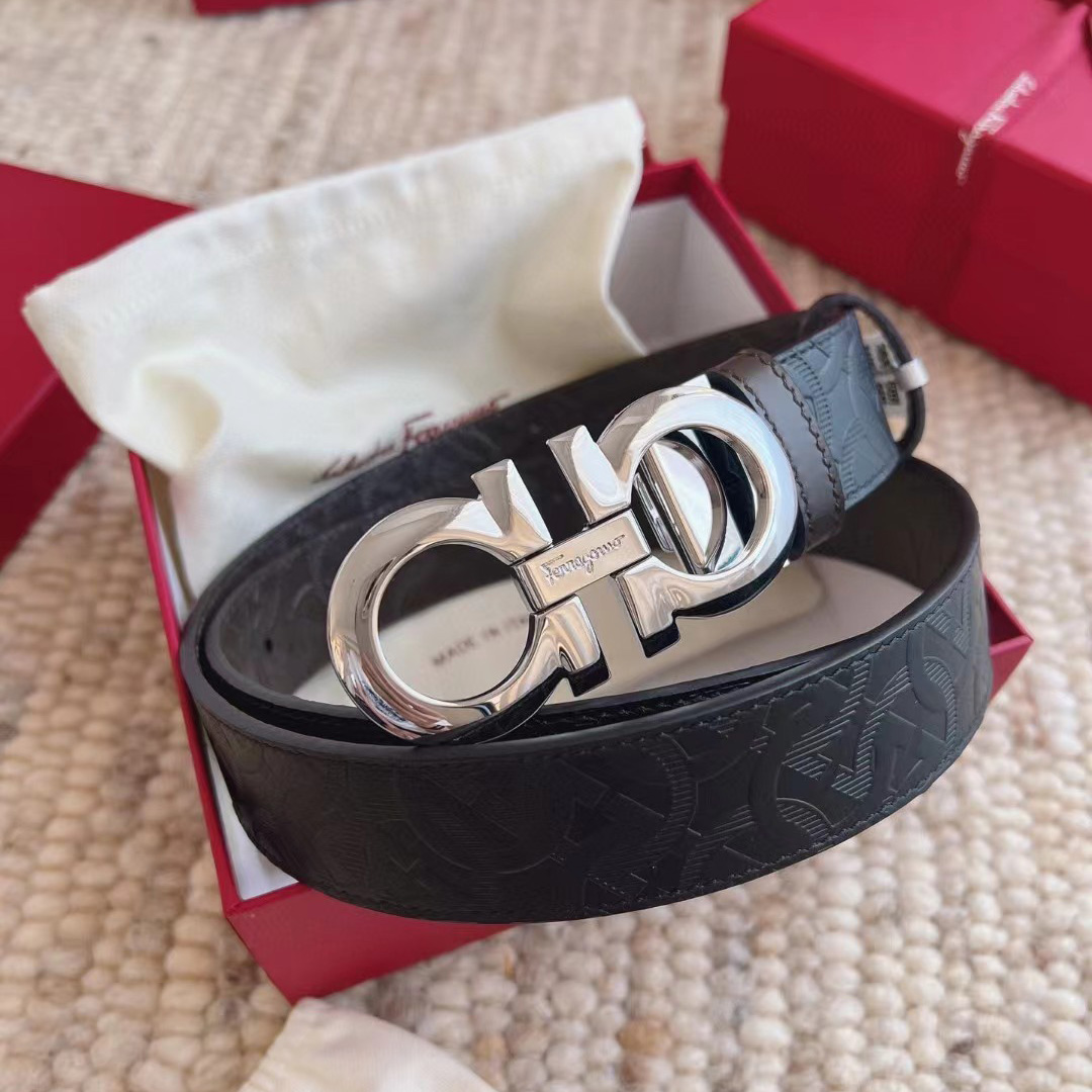 Ferragamo Reversible Leather Belt - everydesigner