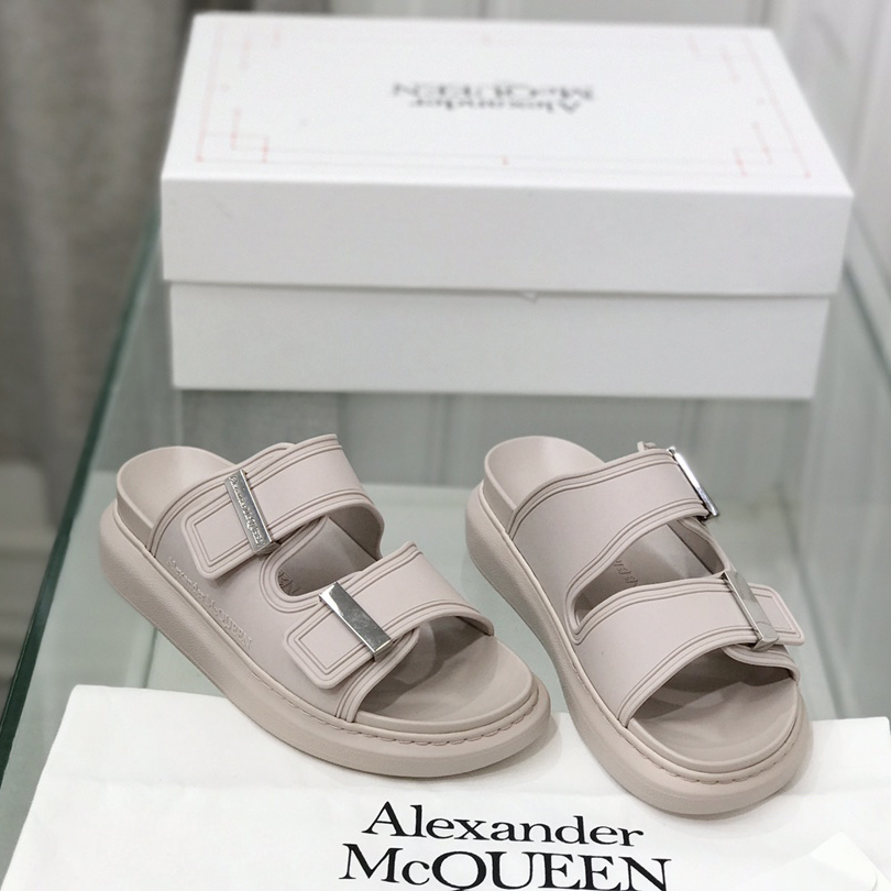 Alexander Mqueen Women's Hybrid Slide In Tea Rose - everydesigner