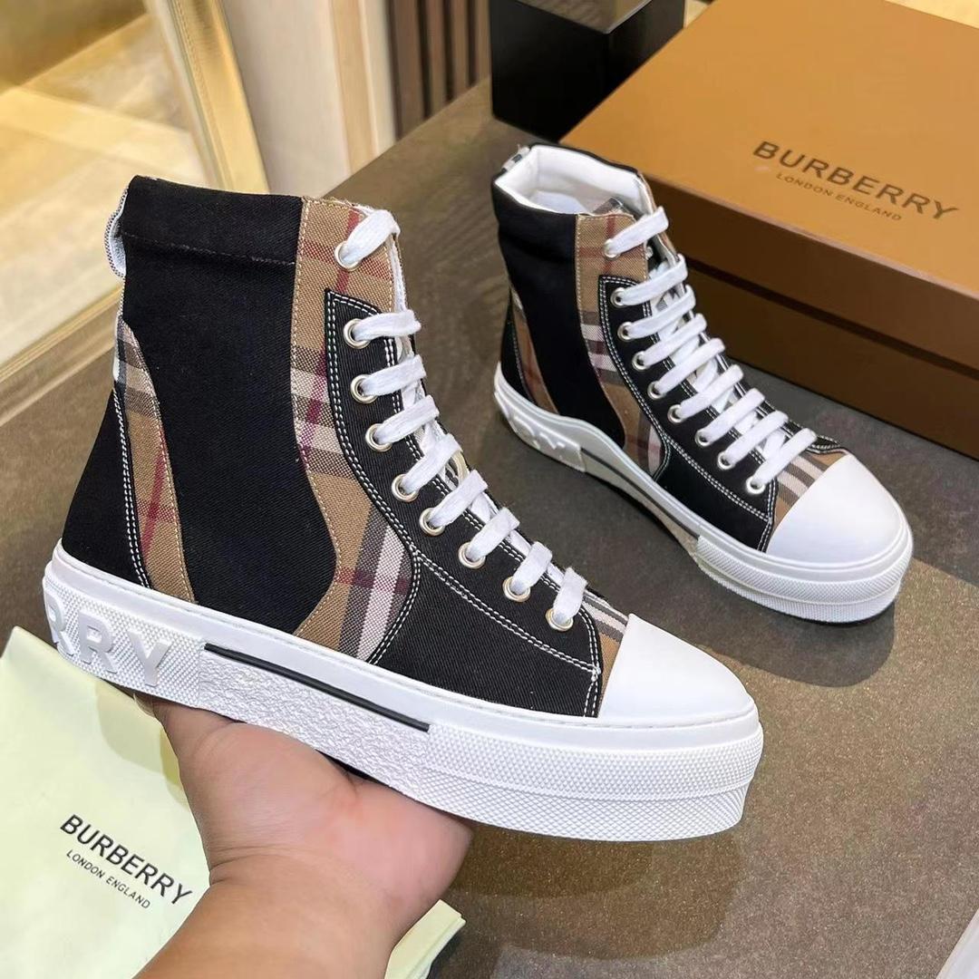 Burberry Vintage Check Lace-up Sneakers - everydesigner