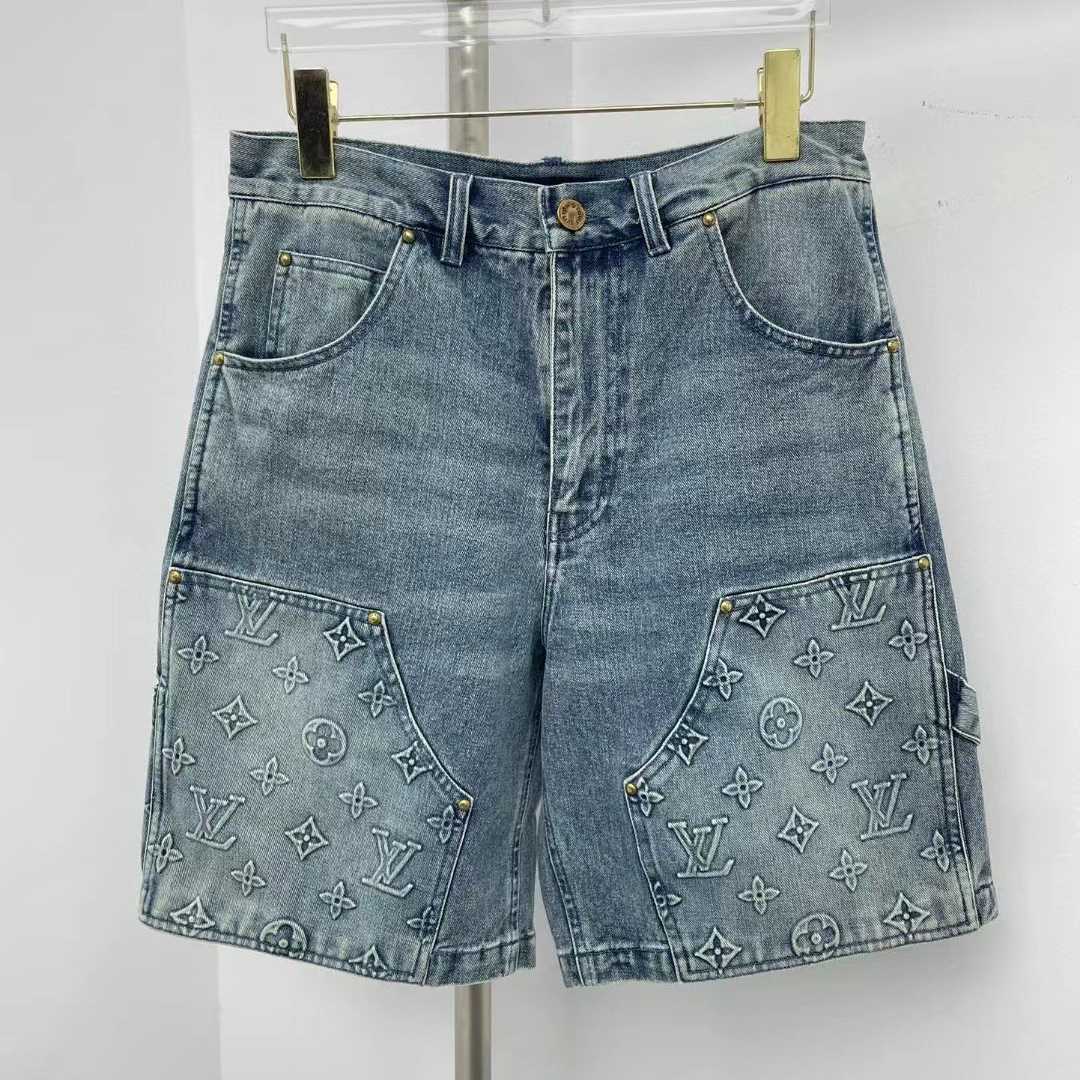 Louis Vuitton Denim Carpenter Shorts    1ABJ7D - everydesigner