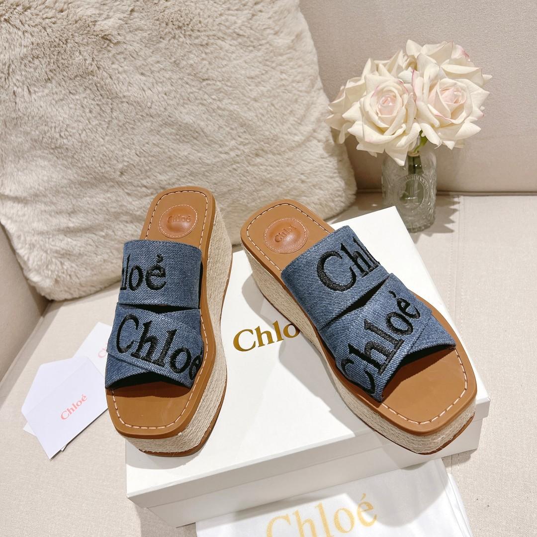 Chloe Woody Wedge Espadrille - everydesigner