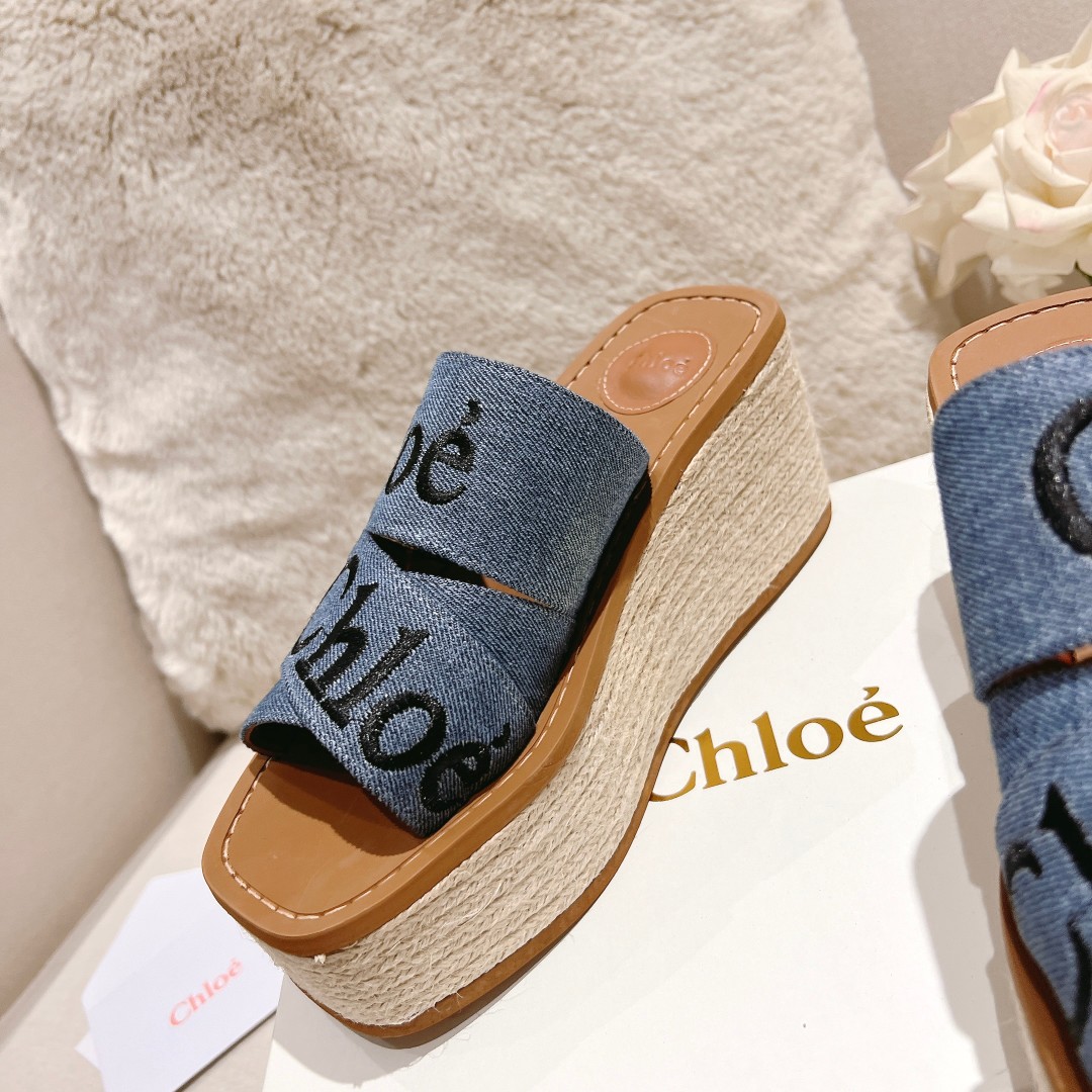 Chloe Woody Wedge Espadrille - everydesigner