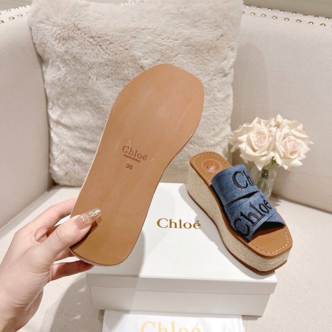 Chloe Woody Wedge Espadrille - everydesigner