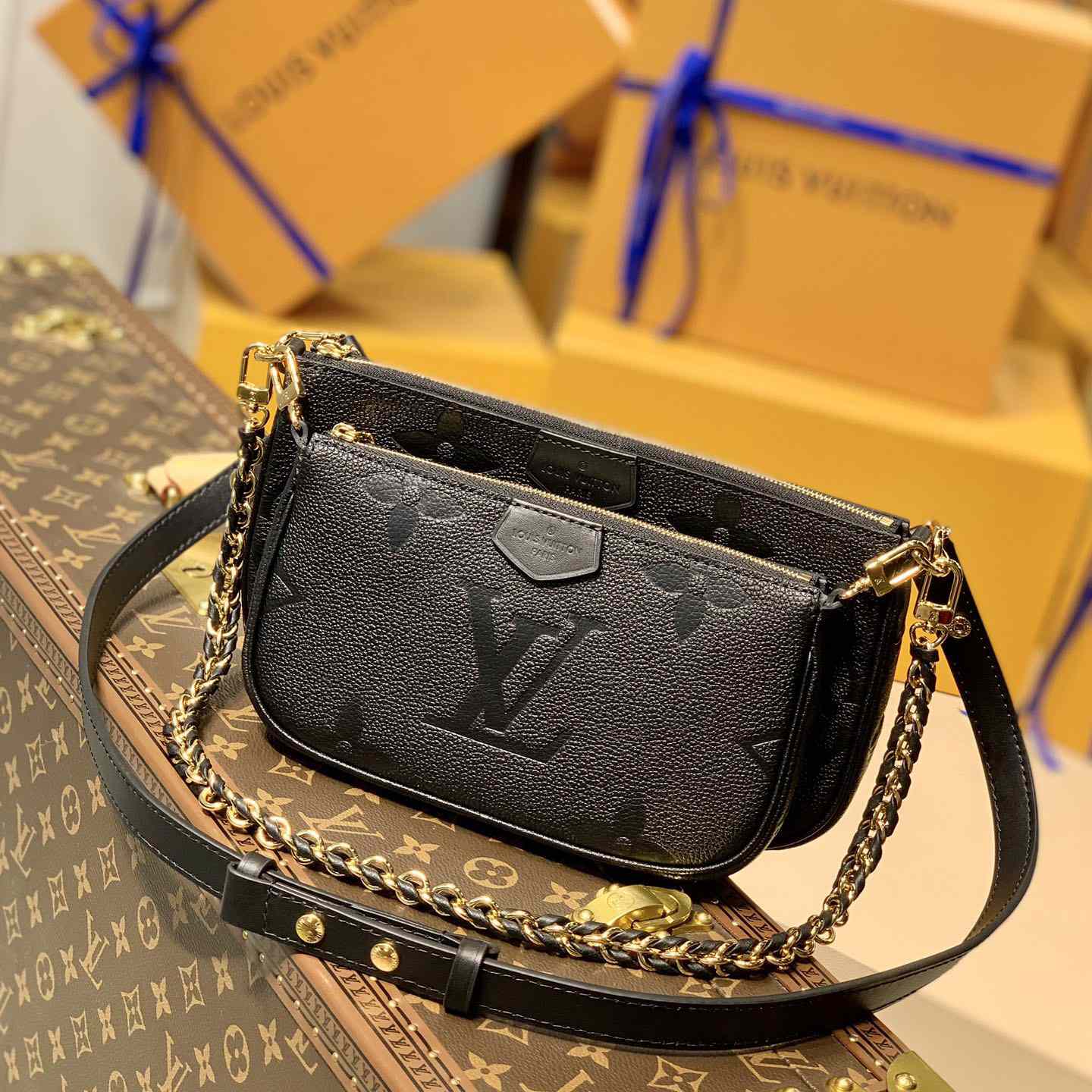 Louis Vuitton Multi Pochette Accessoires   (24 x 13.5 x 4cm) M57631 - everydesigner