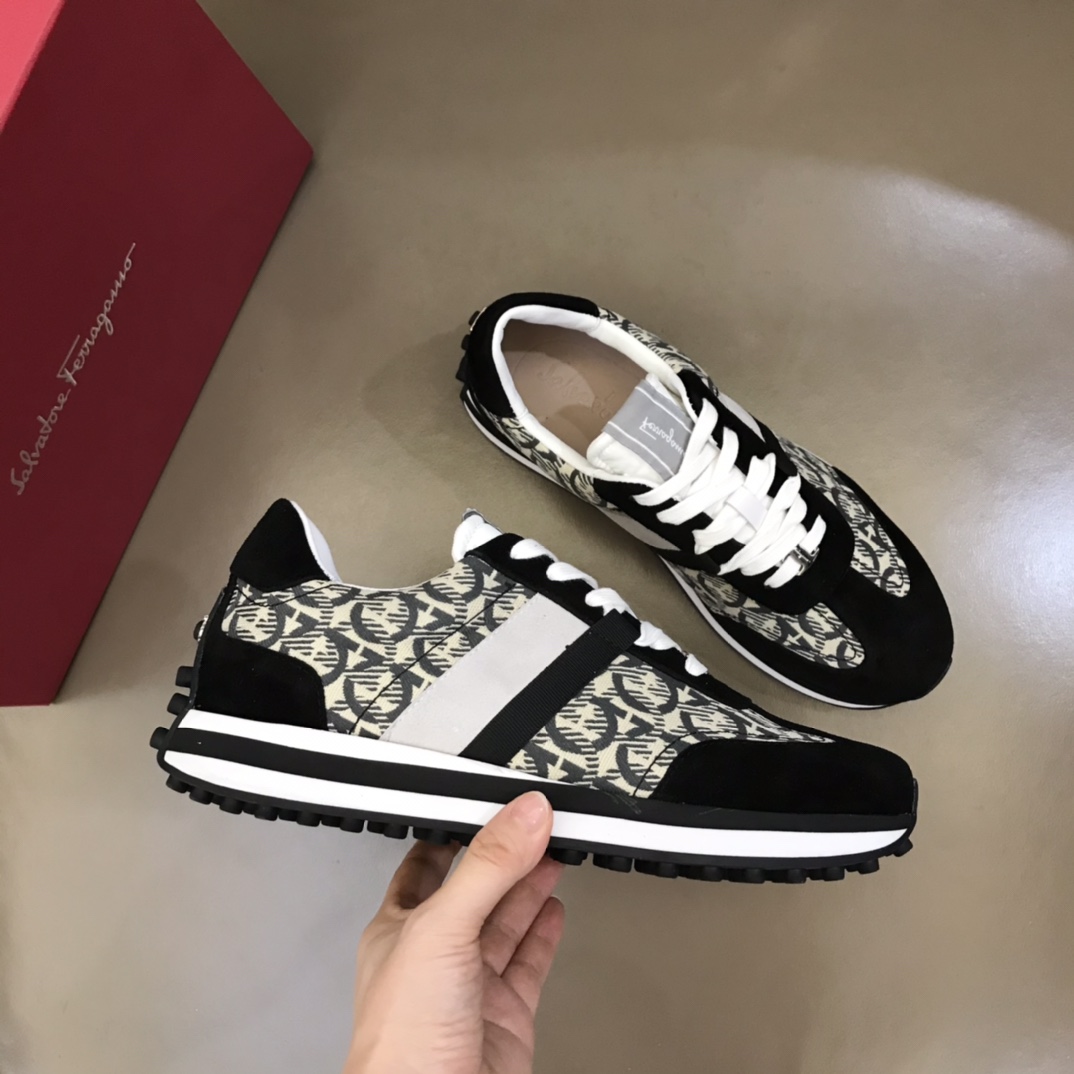 Ferragamo Fabric low-top Sneakers - everydesigner