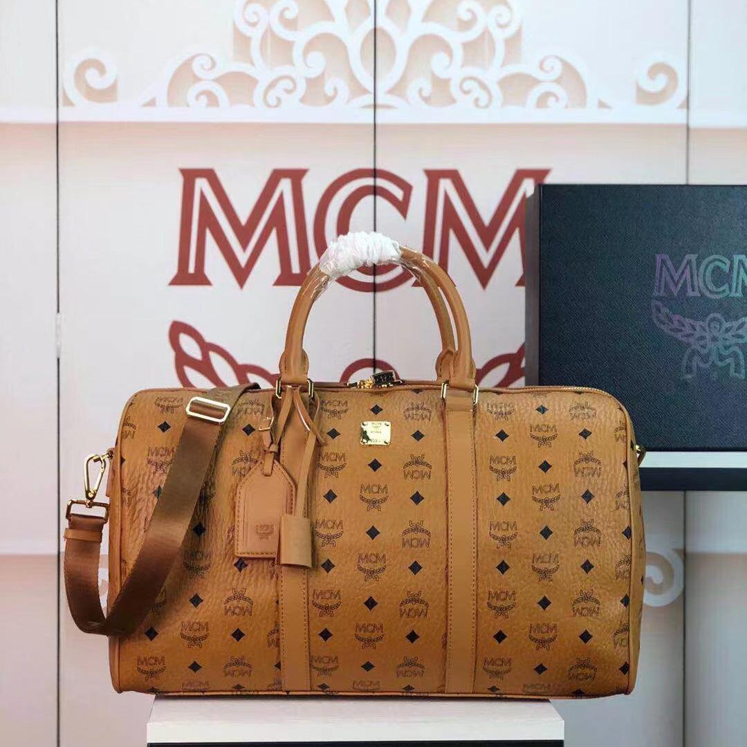 MCM Ottomar Weekender Bag in Visetos - everydesigner