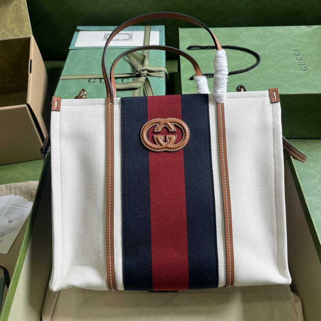 Gucci Small Interlocking G Tote Bag (30x 25x 15cm) - everydesigner