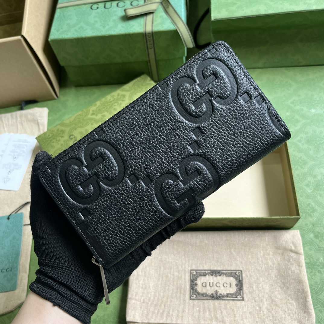 Gucci Jumbo GG Zip Around Wallet(19-10.5-2.5cm) - everydesigner