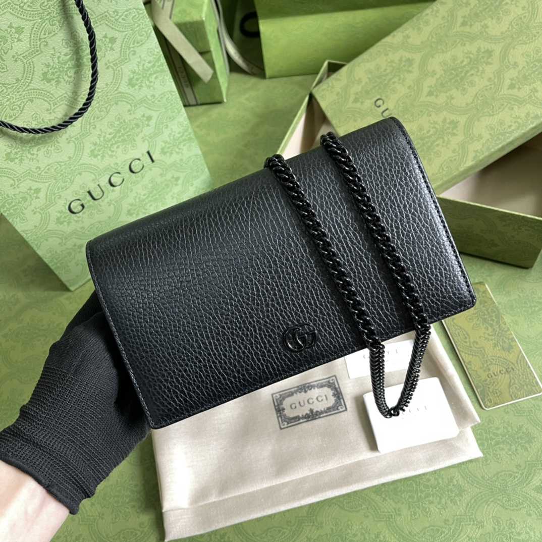 Gucci GGG Marmont Chain Wallet - everydesigner