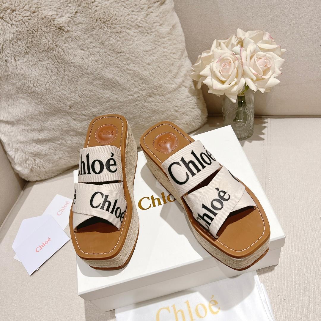 Chloe Woody Wedge Espadrille - everydesigner