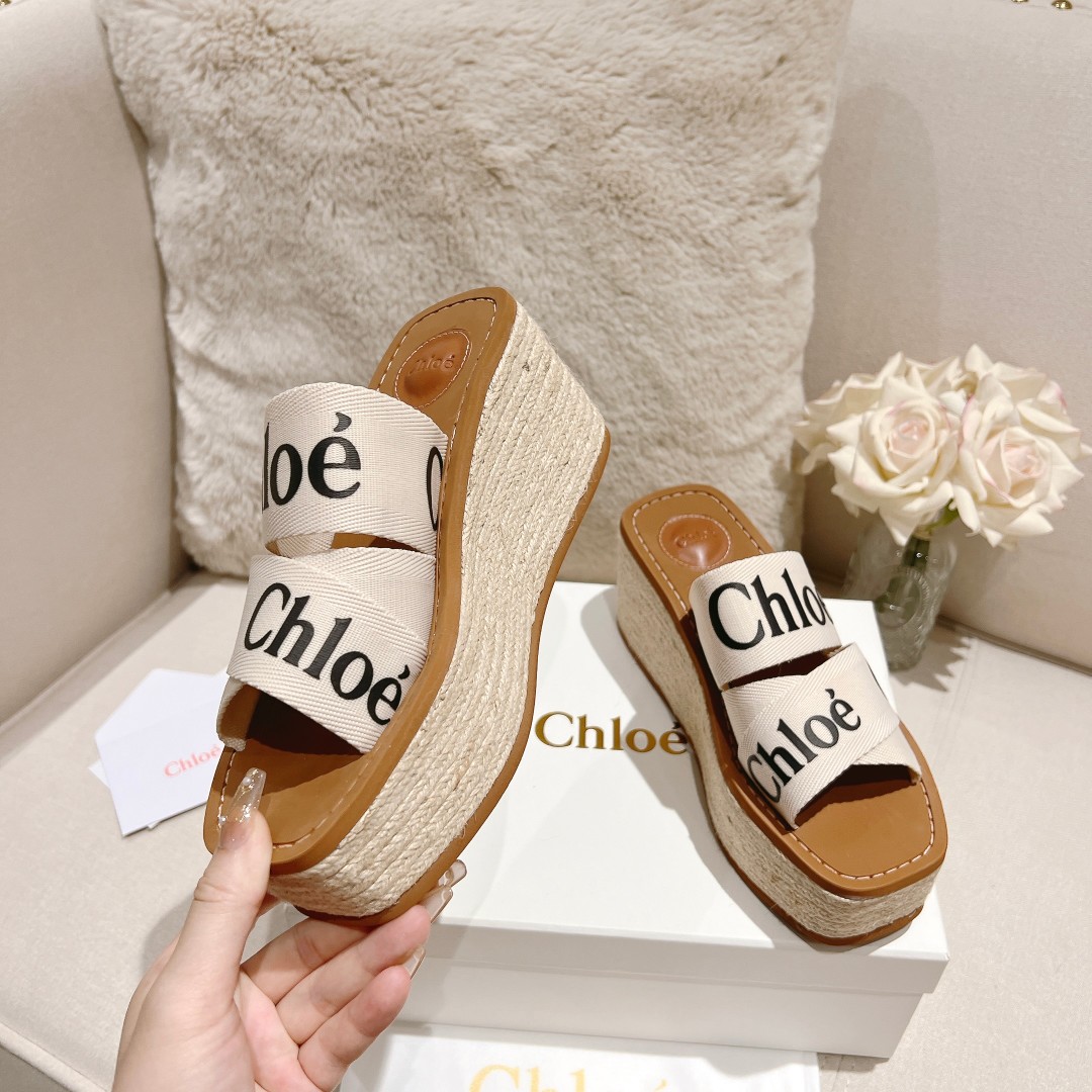 Chloe Woody Wedge Espadrille - everydesigner