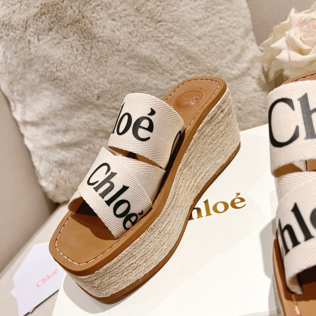 Chloe Woody Wedge Espadrille - everydesigner