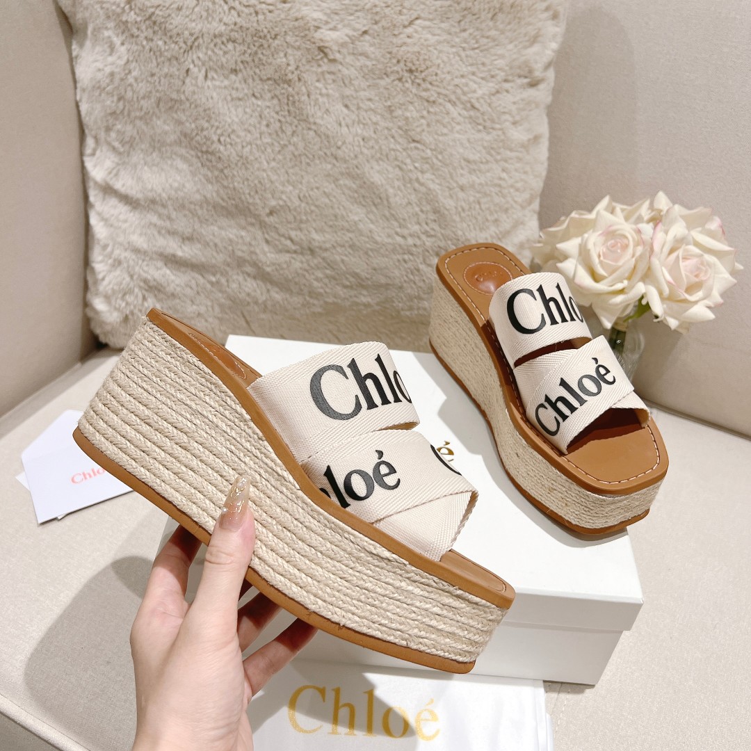 Chloe Woody Wedge Espadrille - everydesigner