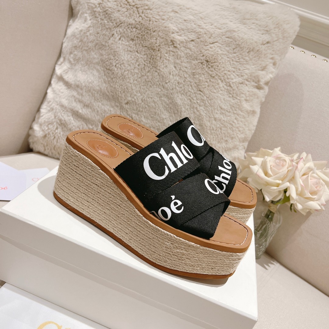 Chloe Woody Wedge Espadrille - everydesigner