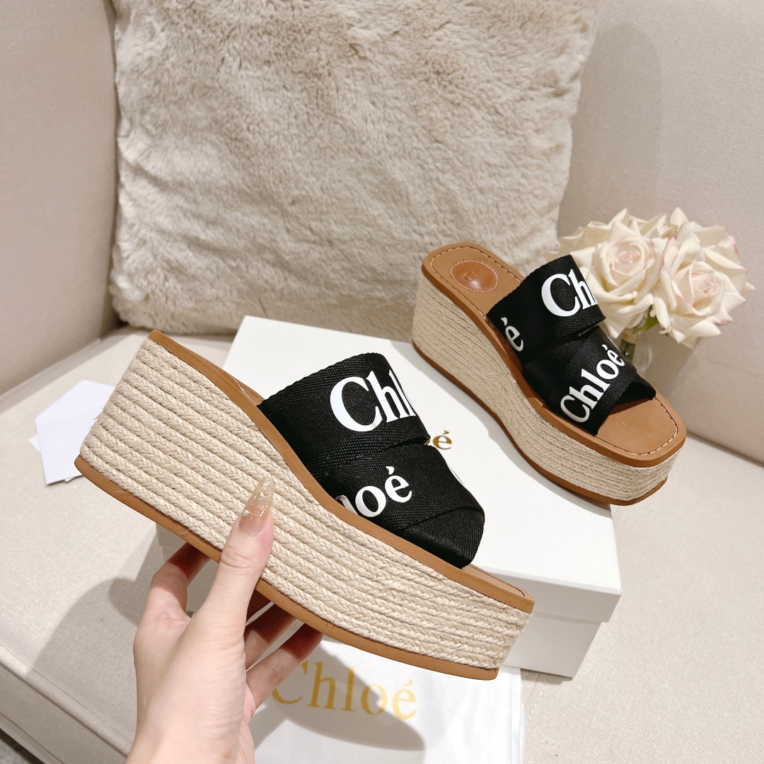 Chloe Woody Wedge Espadrille - everydesigner