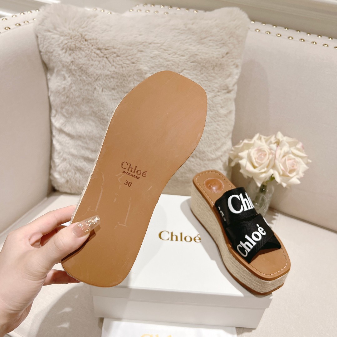 Chloe Woody Wedge Espadrille - everydesigner