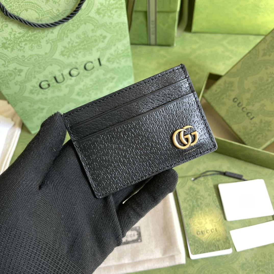 Gucci GG Marmont Leather Money Clip  (10-7CM) - everydesigner