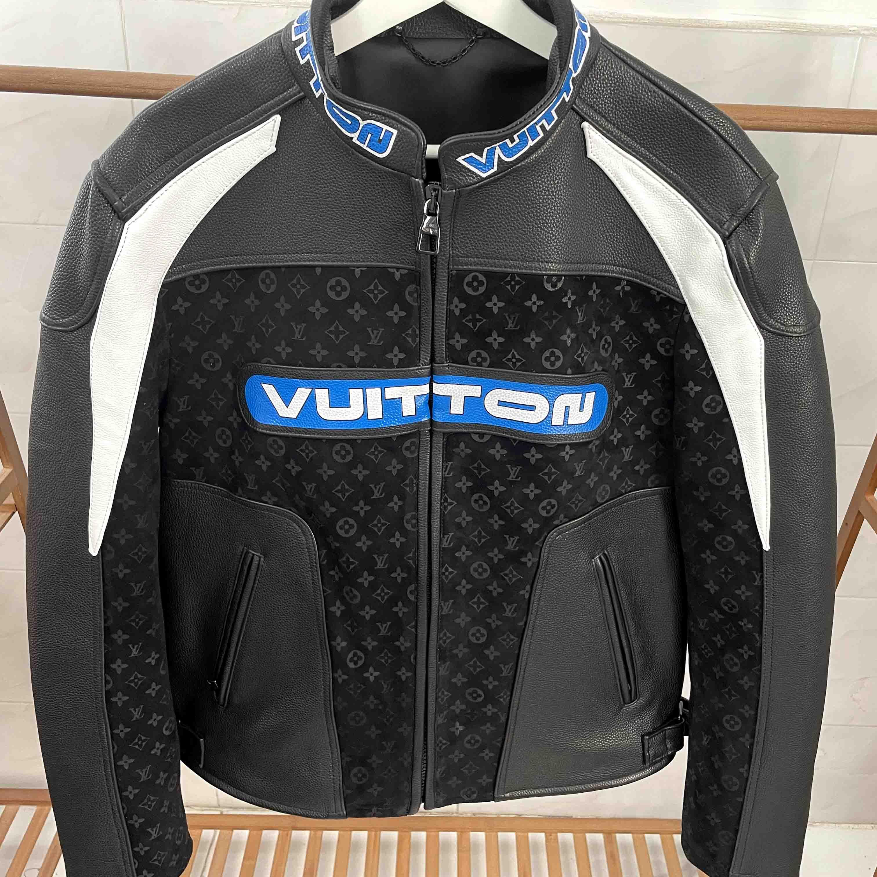 Louis Vuitton Leather Mix Biker - everydesigner