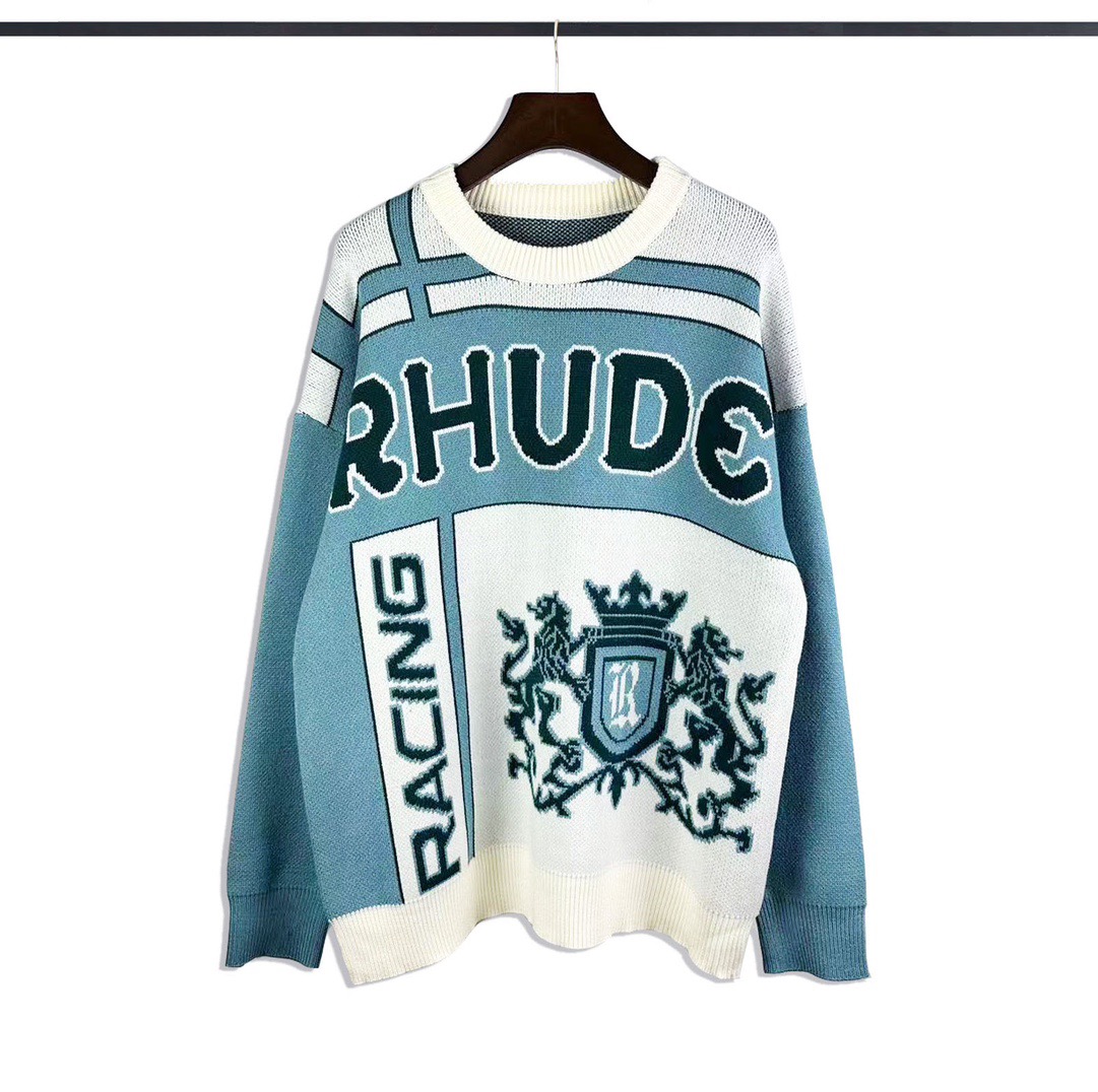 Rhude Palm Knit Crewneck - everydesigner