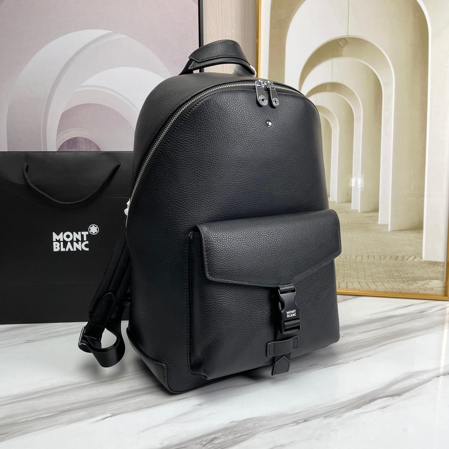 Montblanc Leather Backpack  (30x40x14cm) - everydesigner