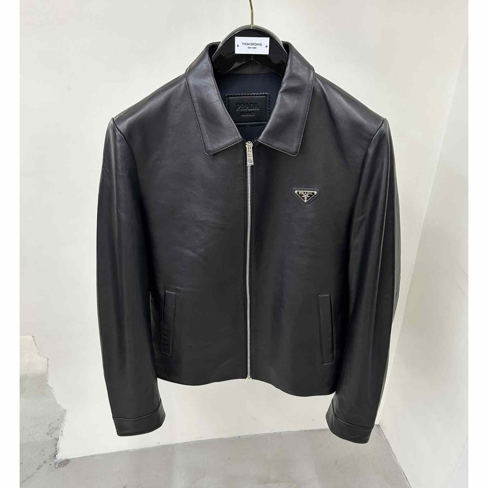 Prada Nappa Leather Blouson Jacket - everydesigner