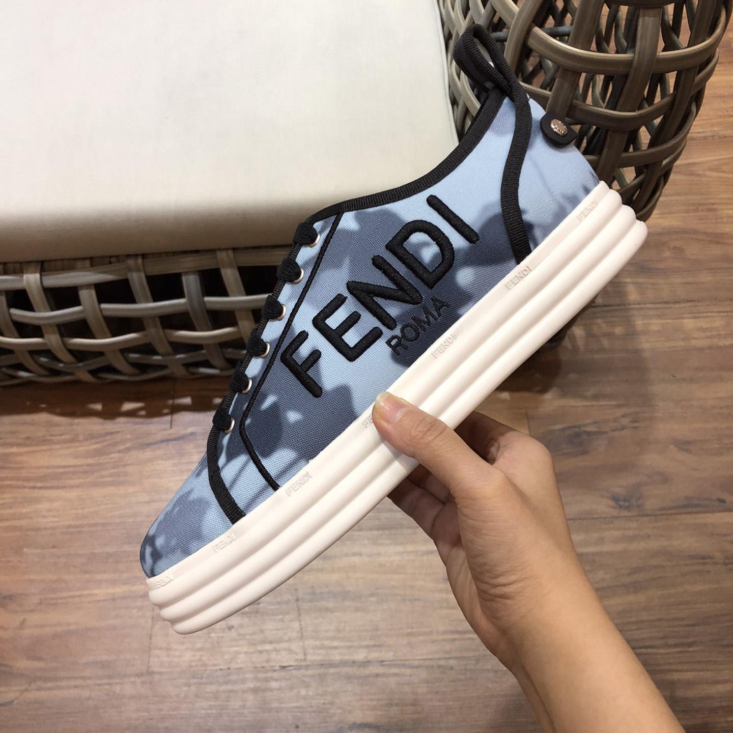 Fendi Rise Canvas Sneaker - everydesigner